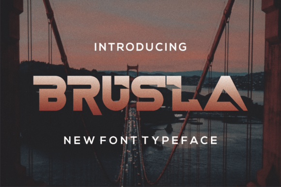 Brusla: The Bold Slab Serif Font for Modern Brands