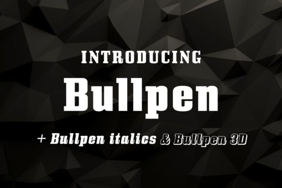Bullpen Slab Serif Font for Web Design