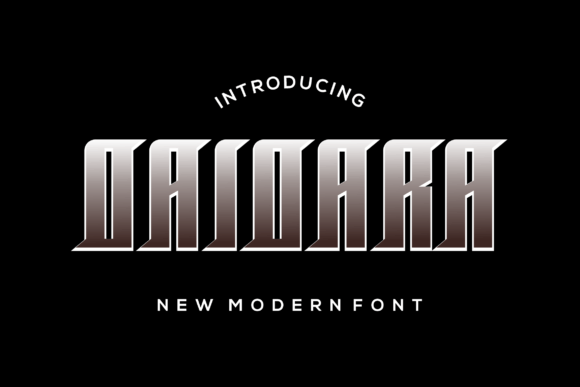 Daidara: A Modern Slab Serif Font for Editorial Design