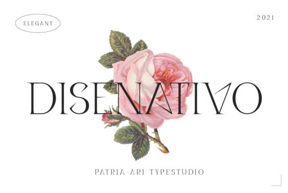 Disenativo Font for Elegant Craft Designs