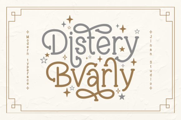 Distery Bvarly: A Modern Slab Serif for Editorial Design