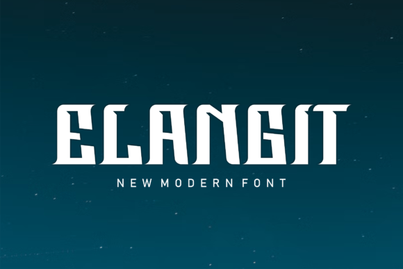 Elangit Font: Bold Slab Serif for Modern Branding