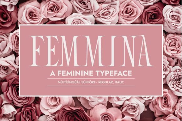 Femmina: A Slab Serif Font for Elegant Editorial Design