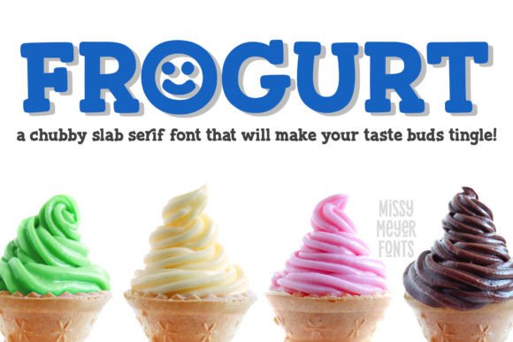 Frogurt: A Playful Slab Serif Typeface