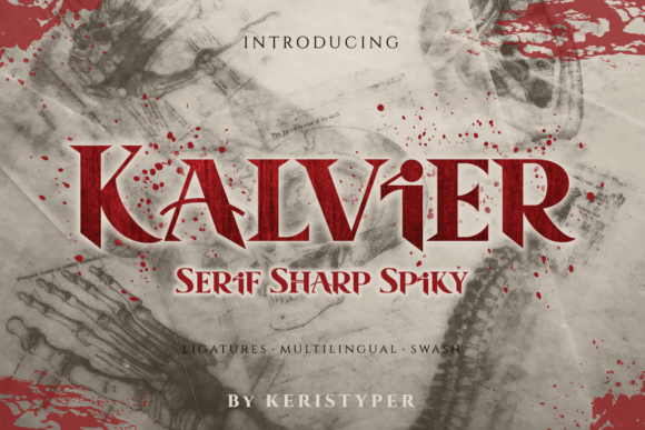 Kalvier Font: Sharp Slab Serif for Bold Campaigns
