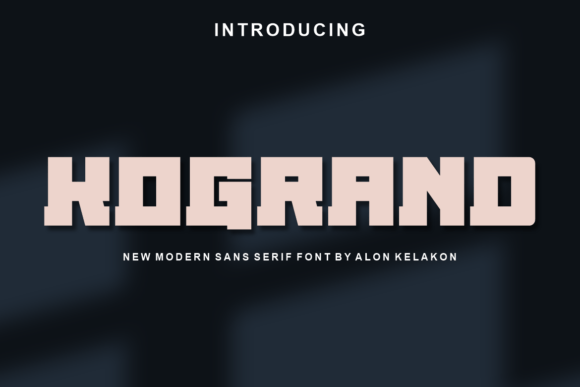 Kogrand: The Bold Slab Serif Typeface for Modern Branding