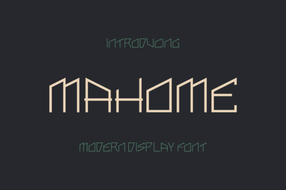 Mahome: A Bold Slab Serif Font for Makers