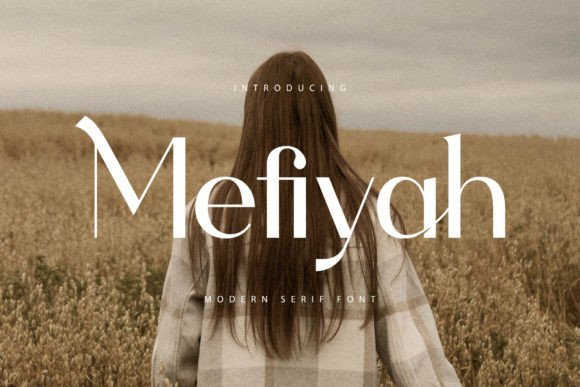 Mefiyah Font for Elegant Craft Branding