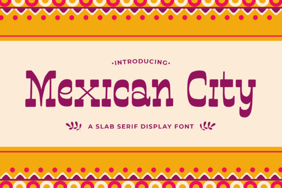 Mexican City Font for Authentic Western Branding