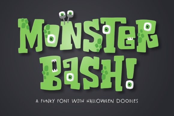 Monster Bash: A Bold Slab Serif Typeface for Designers