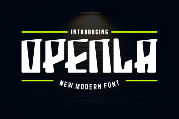 Openla: The Bold Slab Serif Typeface for Modern Brands