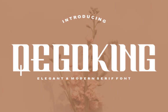 Qegoking: The Bold Slab Serif Font for Modern Brands