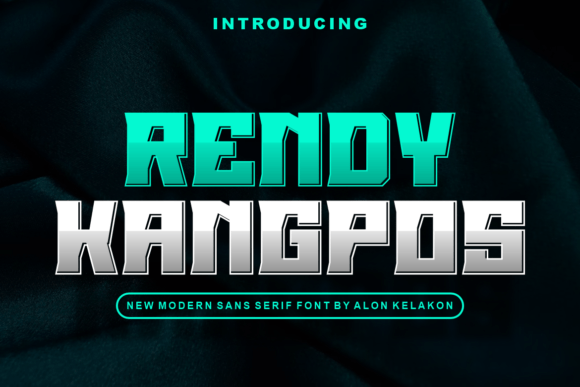 Rendy Kangpos: A Bold Slab Serif for Editorial Design