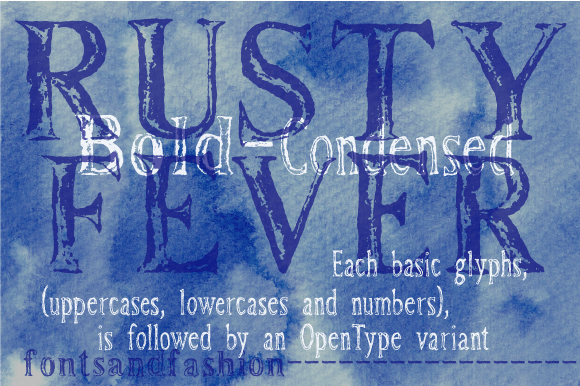 Rusty Fever: A Slab Serif Font for Oceanic Branding