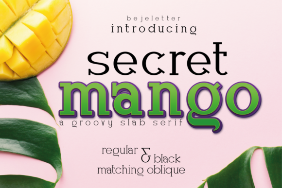 Secret Mango Typeface for Confident Branding
