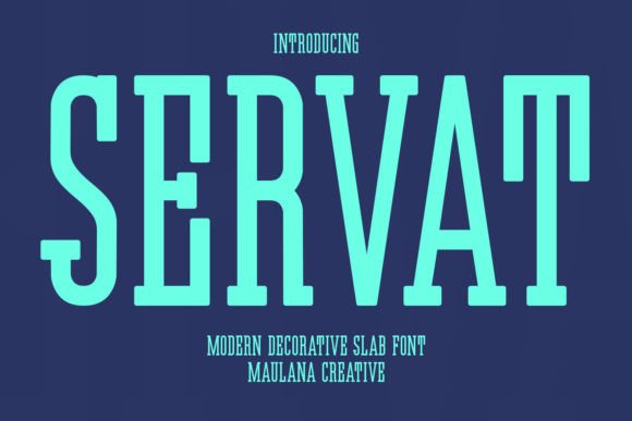 Servat Font Review: A Retro Slab Serif for Modern Design
