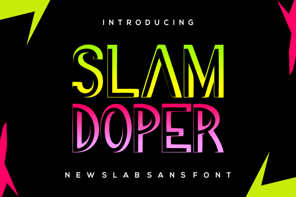 Slamdoper: The Elegant Slab Serif Typeface for Crafters
