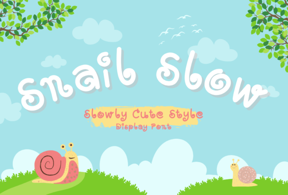 Snail Slow Font: A Sweet Typeface for Branding