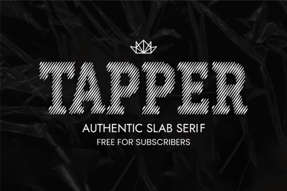 Tapper: A Slab Serif Font for Luxe Craft Branding