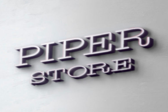 The Piper: A Vintage Slab Serif Font for Makers