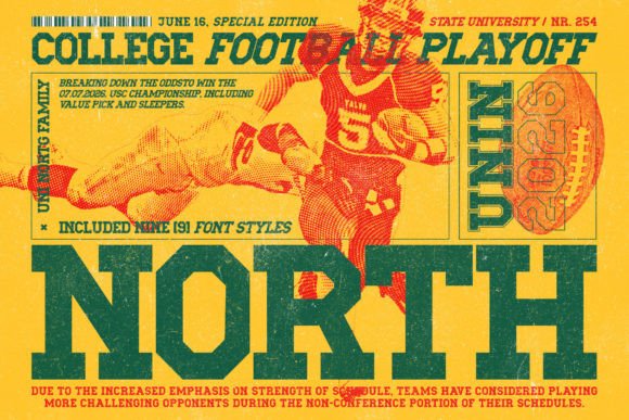Uni North: The Slab Serif Font for Bold Campaigns