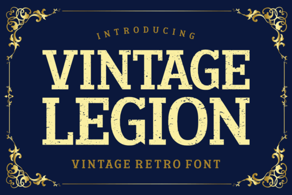 Vintage Legion Font for Bold Brand Identity