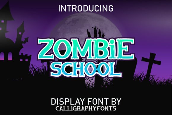 Zombie School: A Slab Serif Font for Bold Branding